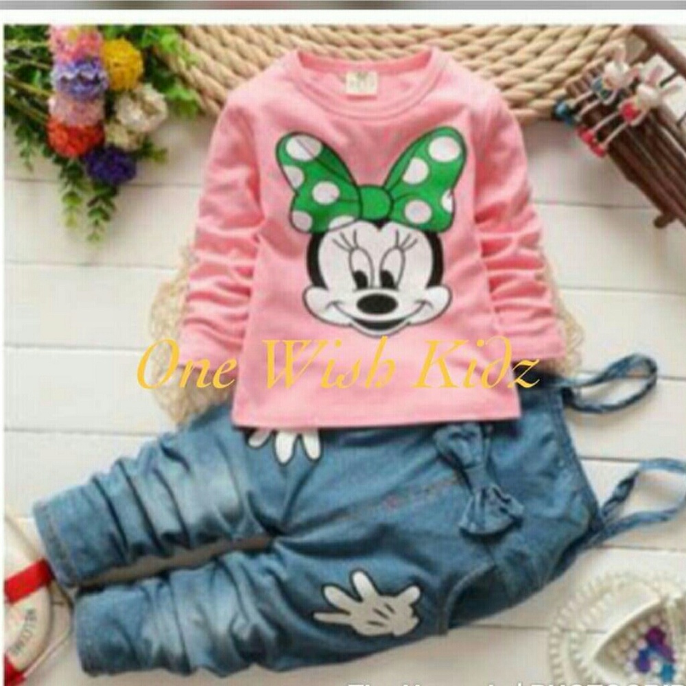 Shayla Minnie Overalls Set